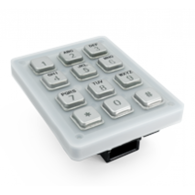 Doorbird Keypad Module with 12x stainless steel keys, for DoorBird D2101KV, D2101KH, D2101IKH and D2101FPBK